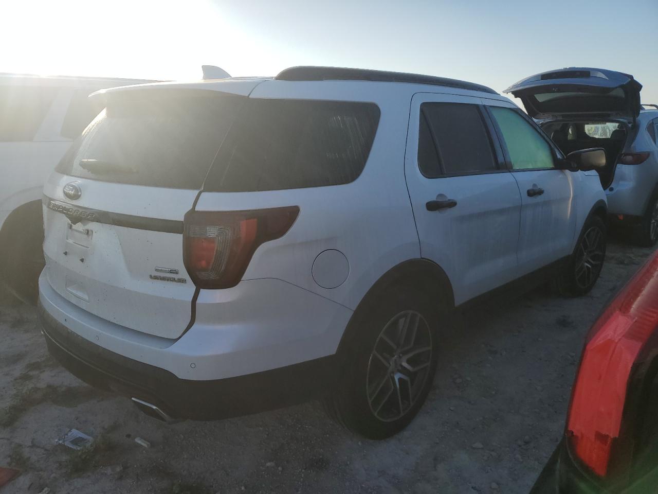 2016 Ford Explorer VIN 1FM5K8GT3GGD10686 Copart auction photo, water/flood damage thumbnail 3