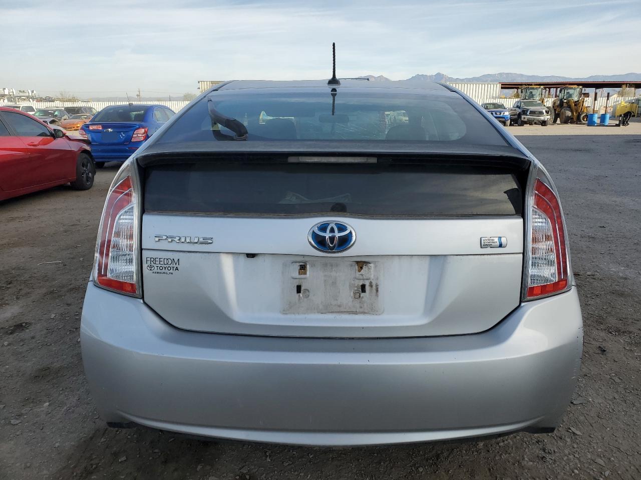 2013 Toyota Prius VIN JTDKN3DU0D1696187 Copart auction photo, undercarriage / front end damage thumbnail 6