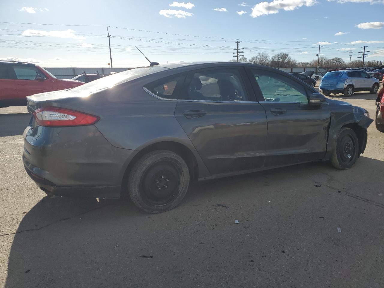 2014 Ford Fusion VIN 3FA6P0HD5ER130026 Copart auction photo, front end / side damage thumbnail 3
