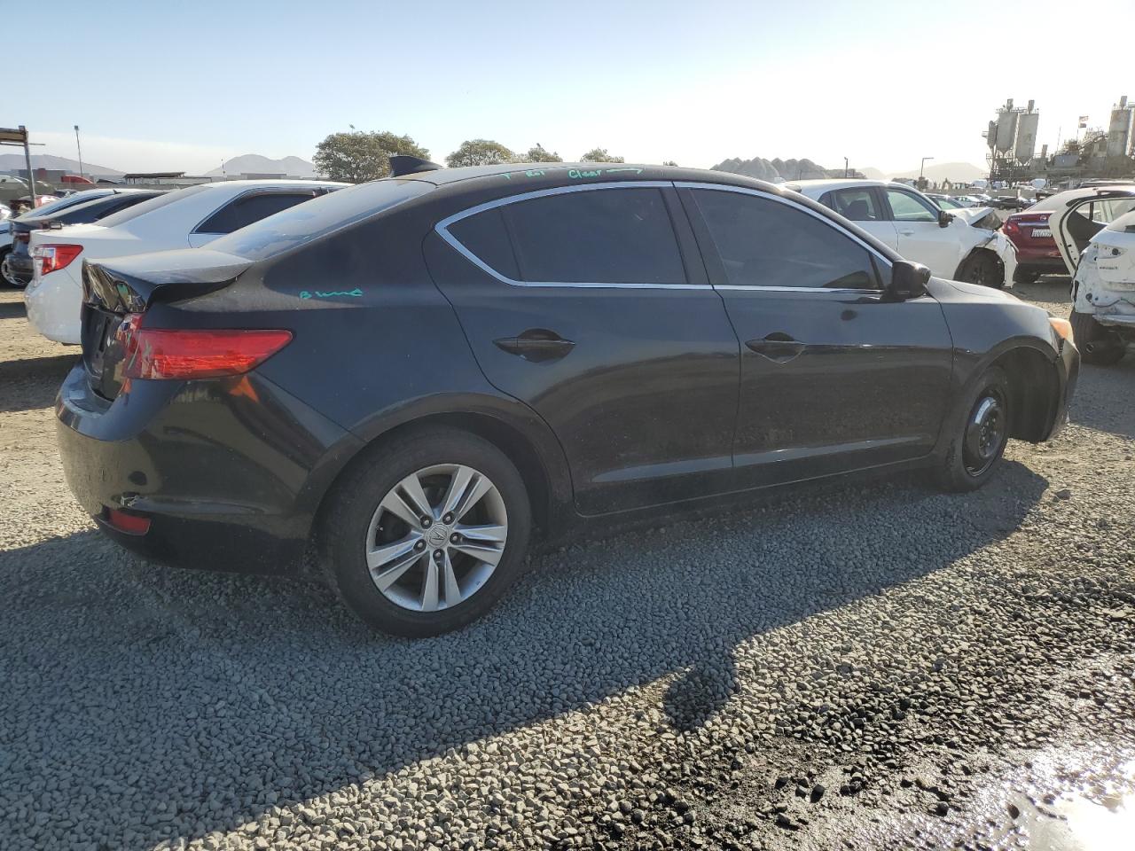 2013 Acura ILX VIN 19VDE1F32DE022016 Copart auction photo, all over damage thumbnail 3