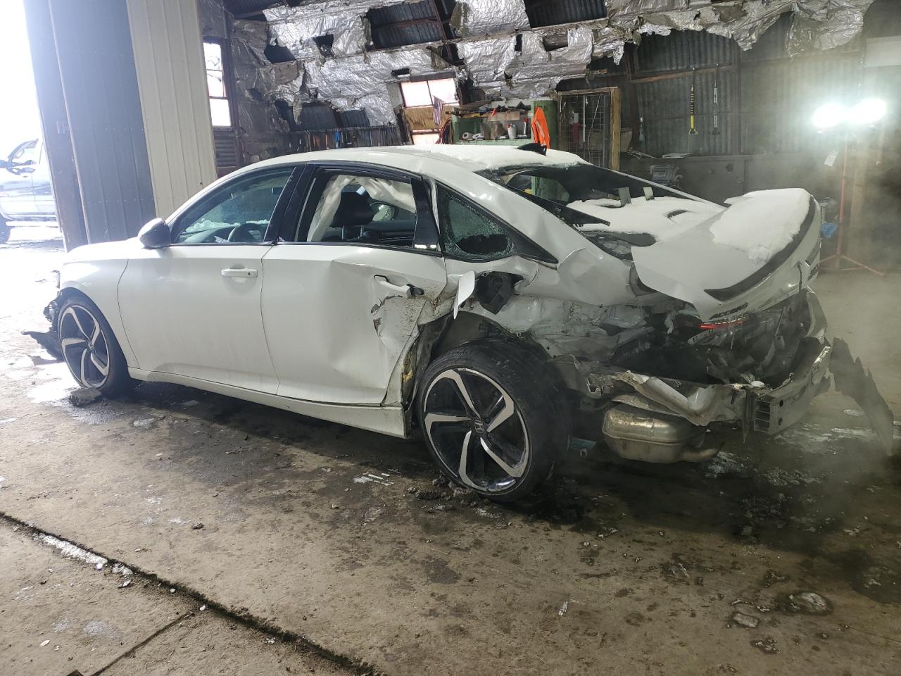 2022 Honda Accord VIN 1HGCV2F31NA019381 Copart auction photo, all over damage thumbnail 2