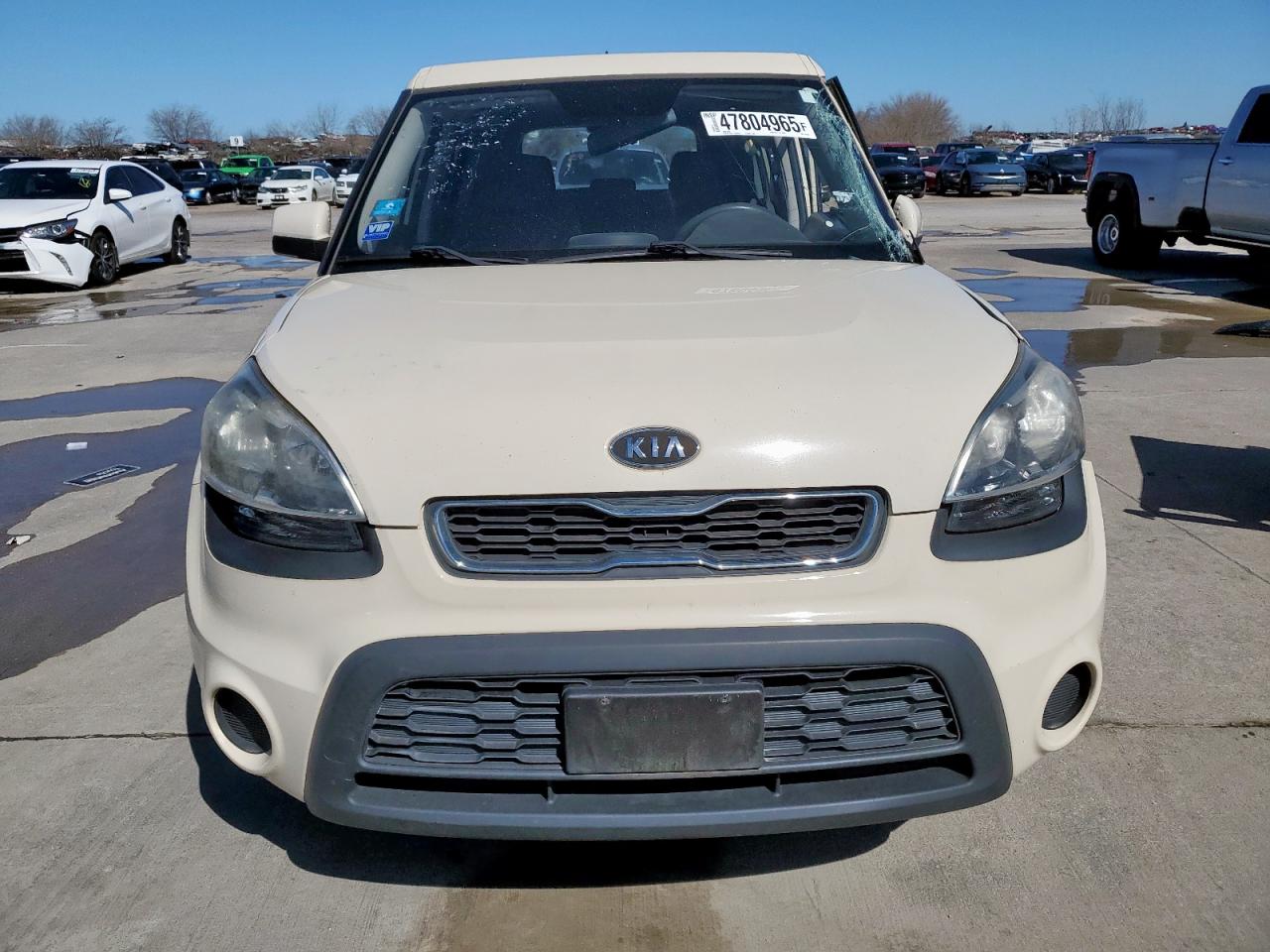 2012 KIA Soul VIN KNDJT2A57C7416138 Copart auction photo, side damage thumbnail 5