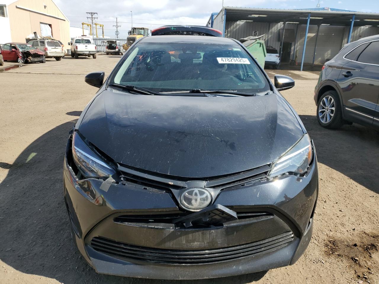 2018 Toyota Corolla VIN 2T1BURHE7JC056557 Copart auction photo, frame damage / all over damage thumbnail 5