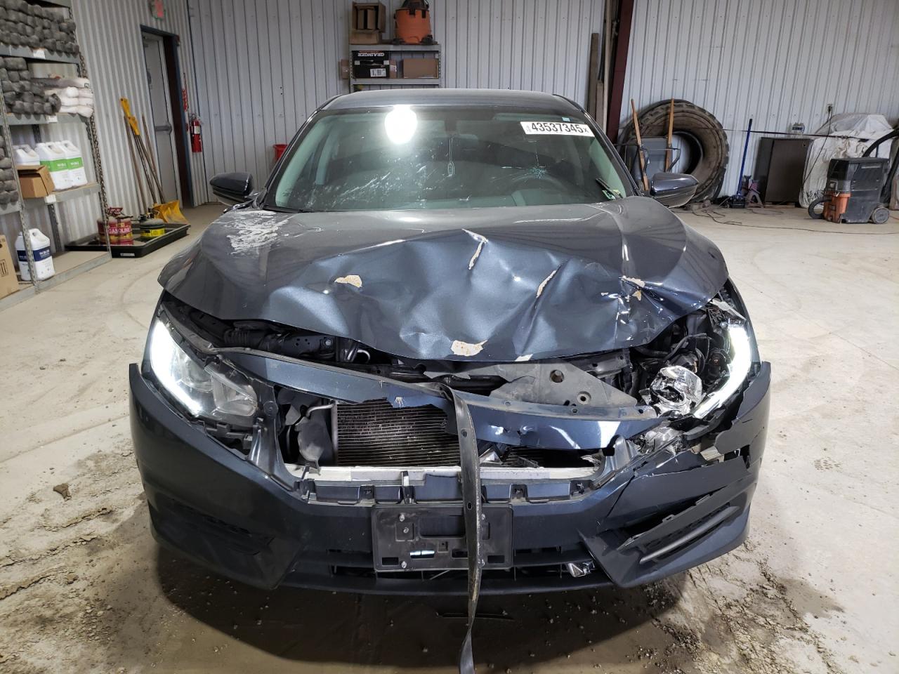2018 Honda Civic VIN 19XFC2E57JE015301 Copart auction photo, front end damage thumbnail 5