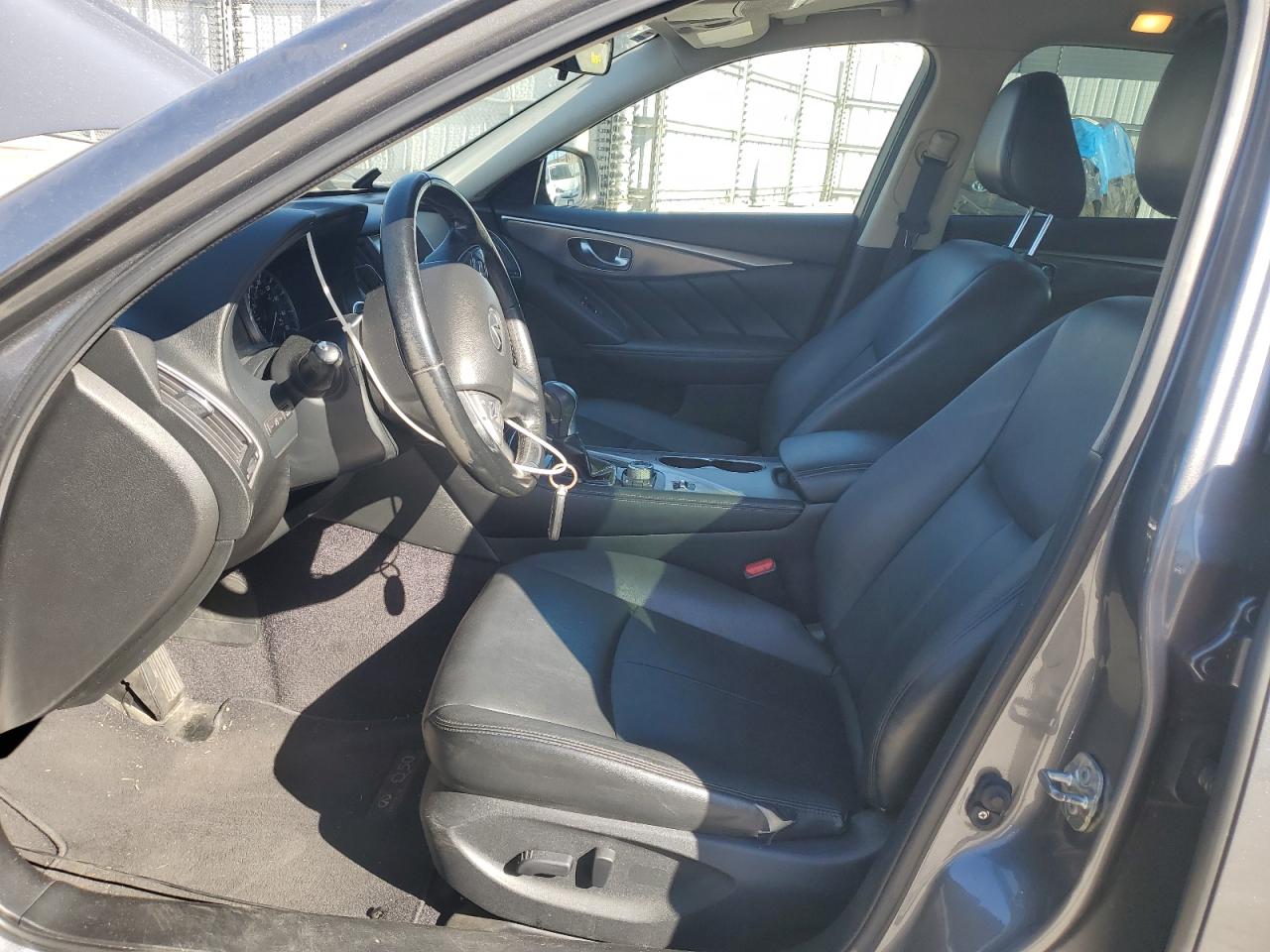 2015 Infiniti Q50 VIN JN1BV7AP7FM353614 Copart auction photo, rear end / side damage thumbnail 7