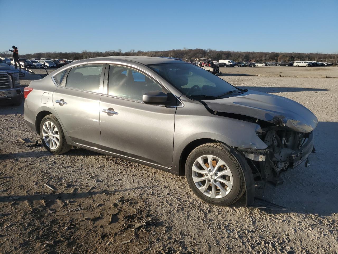 2018 Nissan Sentra VIN 3N1AB7AP8JY210925 Copart auction photo, front end damage thumbnail 4
