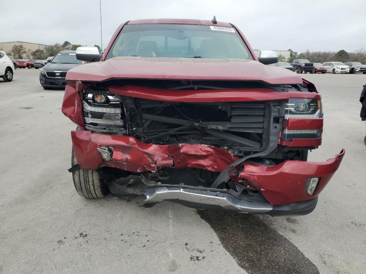 2018 Chevrolet Silverado VIN 1GCVKSEJ1JZ269957 Copart auction photo, front end / side damage thumbnail 5