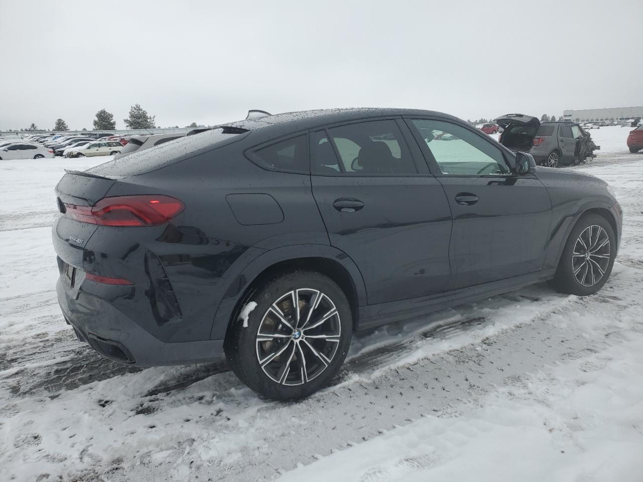 2020 BMW X6 VIN 5UXCY6C0XL9D24174 Copart auction photo, front end damage thumbnail 3