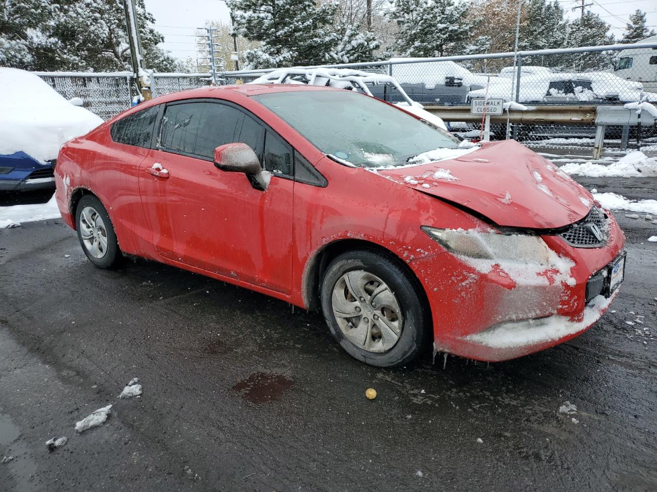 2013 Honda Civic VIN 2HGFG3B58DH513533 Copart auction photo, front end damage thumbnail 4