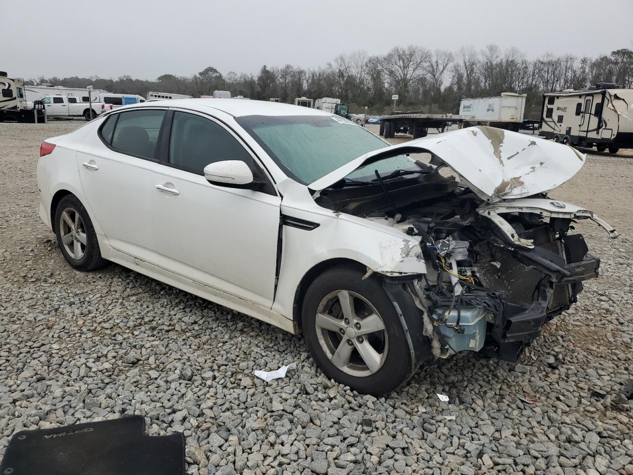 2014 KIA Optima VIN 5XXGM4A71EG275842 Copart auction photo, front end damage thumbnail 4