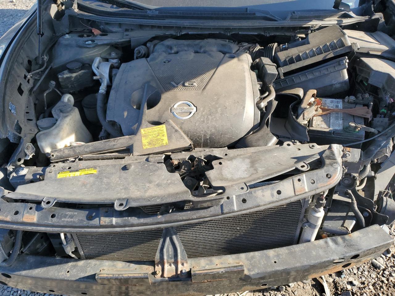 2010 Nissan Maxima VIN 1N4AA5AP9AC858213 Copart auction photo, front end / side damage thumbnail 11