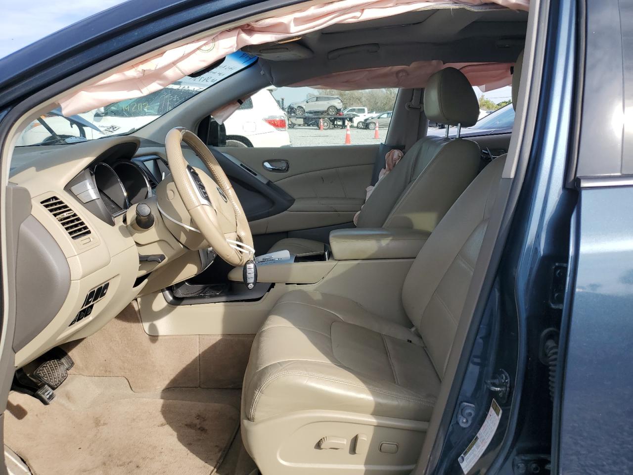 2014 Nissan Murano VIN JN8AZ1MW5EW511792 Copart auction photo, side / rear end damage thumbnail 7
