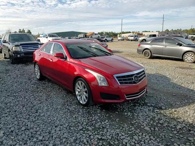 2014 Cadillac ATS VIN 1G6AB5RA7E0187643 Copart auction photo, front end / side damage thumbnail 13