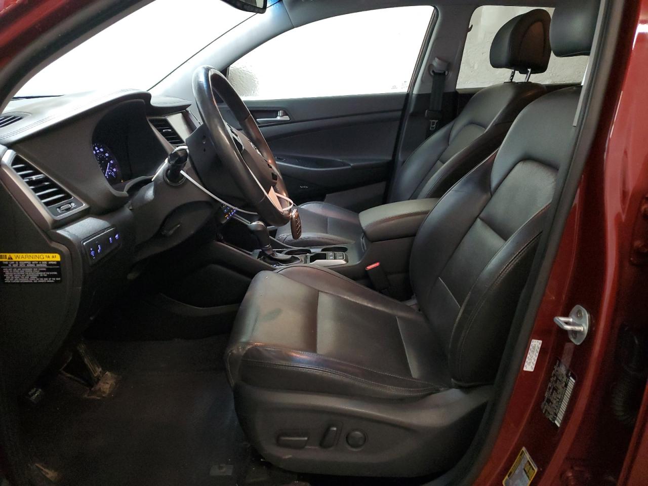 2018 Hyundai Tucson VIN KM8J3CA21JU818954 Copart auction photo, side / front end damage thumbnail 7