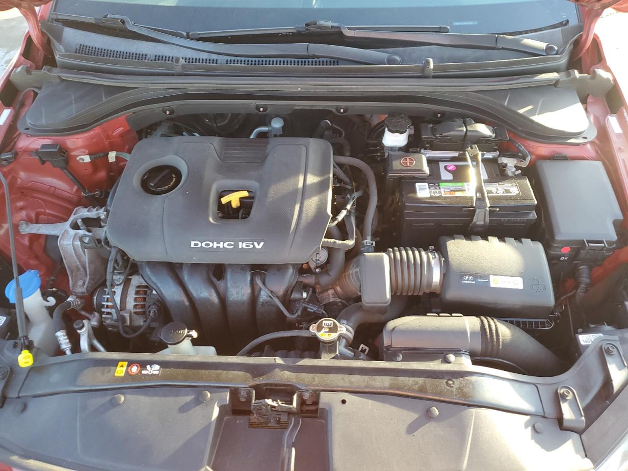 2017 Hyundai Elantra VIN KMHD74LF9HU210309 Copart auction photo, rear end damage thumbnail 11