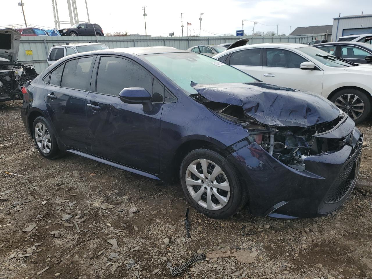 2022 Toyota Corolla VIN JTDEPMAE1NJ195031 Copart auction photo, front end damage thumbnail 4