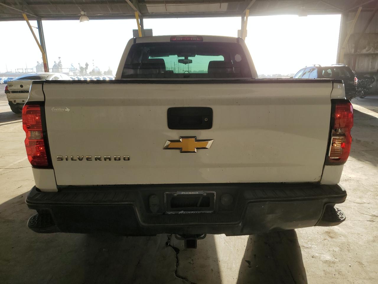 2015 Chevrolet Silverado VIN 1GCRCPEH2FZ202638 Copart auction photo, rear end / side damage thumbnail 6