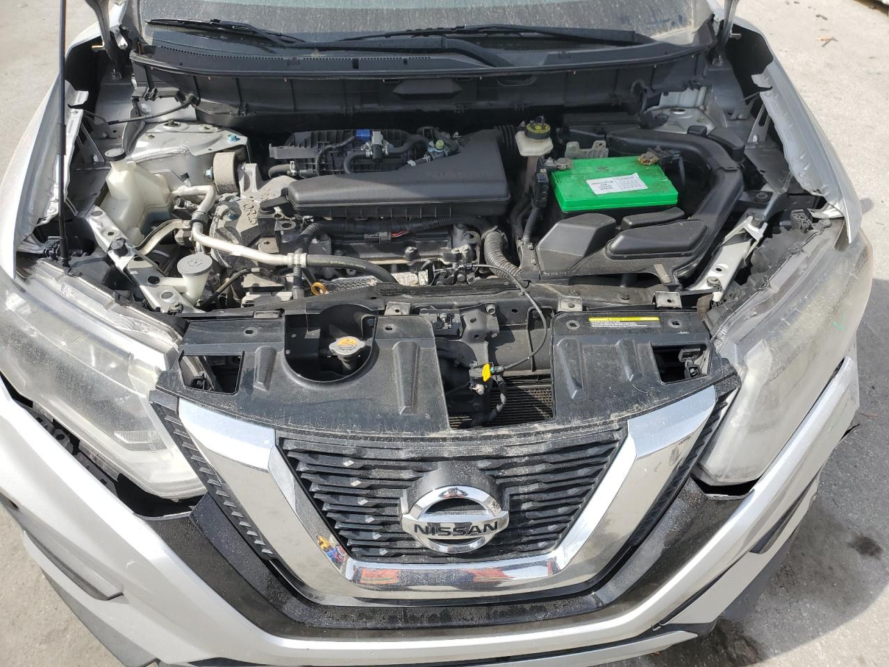 2017 Nissan Rogue VIN KNMAT2MT7HP536670 Copart auction photo, front end / side damage thumbnail 12