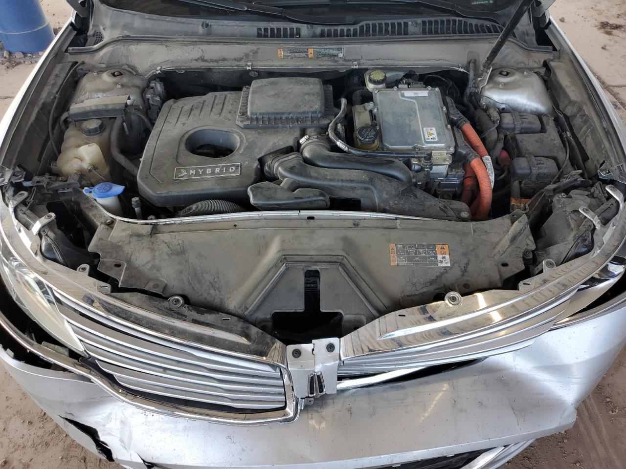 2014 Lincoln MKZ VIN 3LN6L2LU1ER814737 Copart auction photo, front end damage thumbnail 11