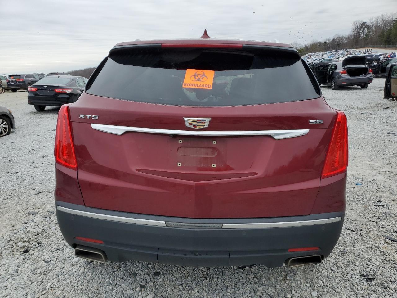 2018 Cadillac XT5 VIN 1GYKNCRS1JZ135964 Copart auction photo, all over damage thumbnail 6