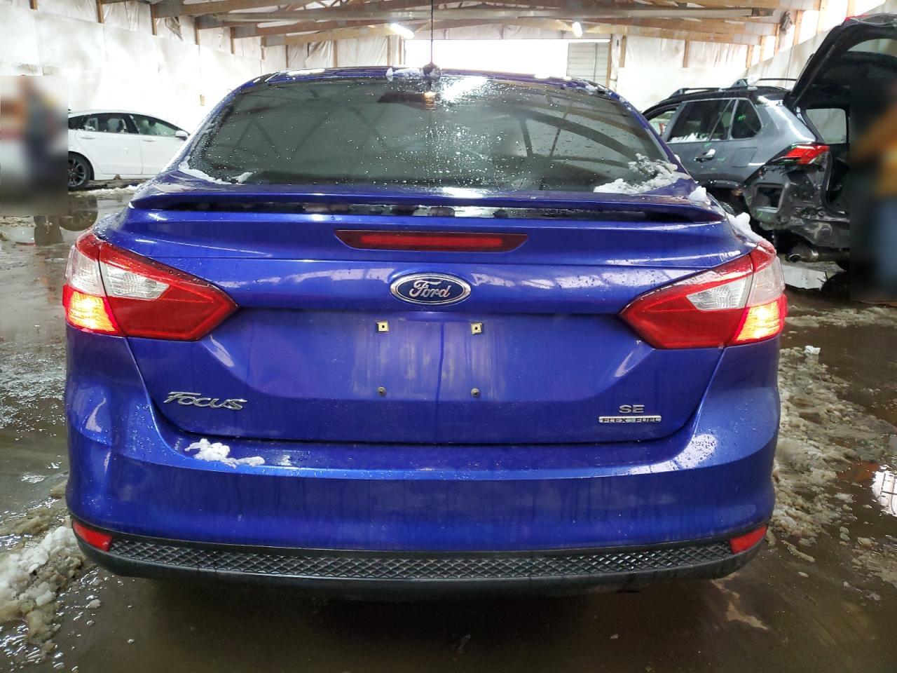 2013 Ford Focus VIN 1FADP3F28DL116113 Copart auction photo, side damage thumbnail 6