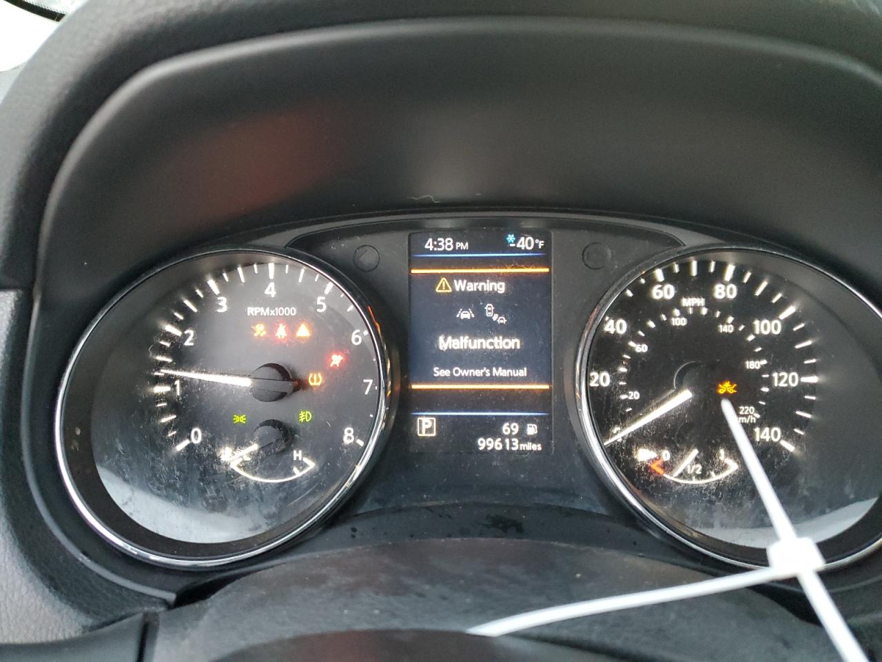 2019 Nissan Rogue VIN 5N1AT2MV4KC829857 Copart auction photo, front end / undercarriage damage thumbnail 9