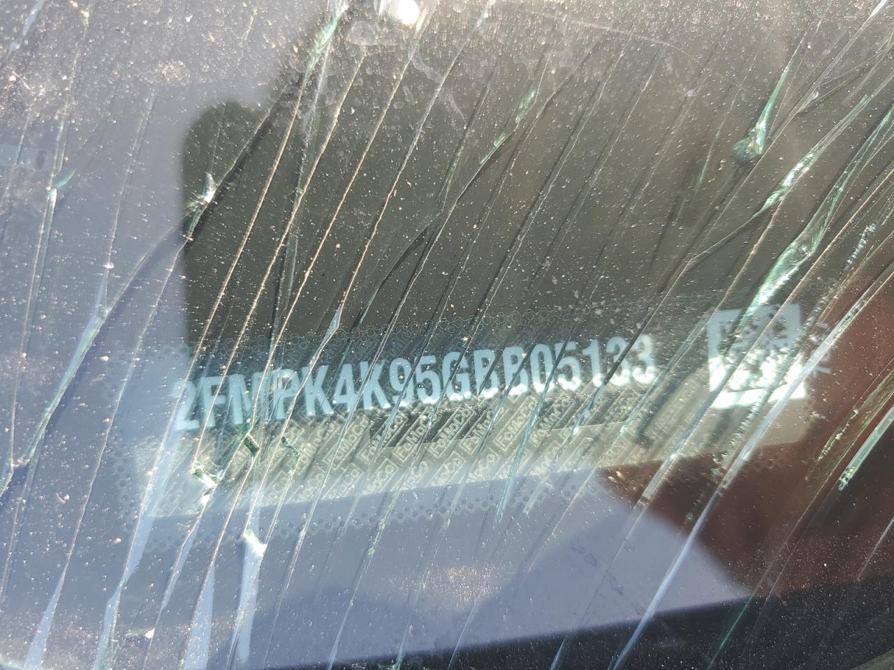 2016 Ford Edge VIN 2FMPK4K95GBB05133 Copart auction photo, all over / undercarriage damage thumbnail 14