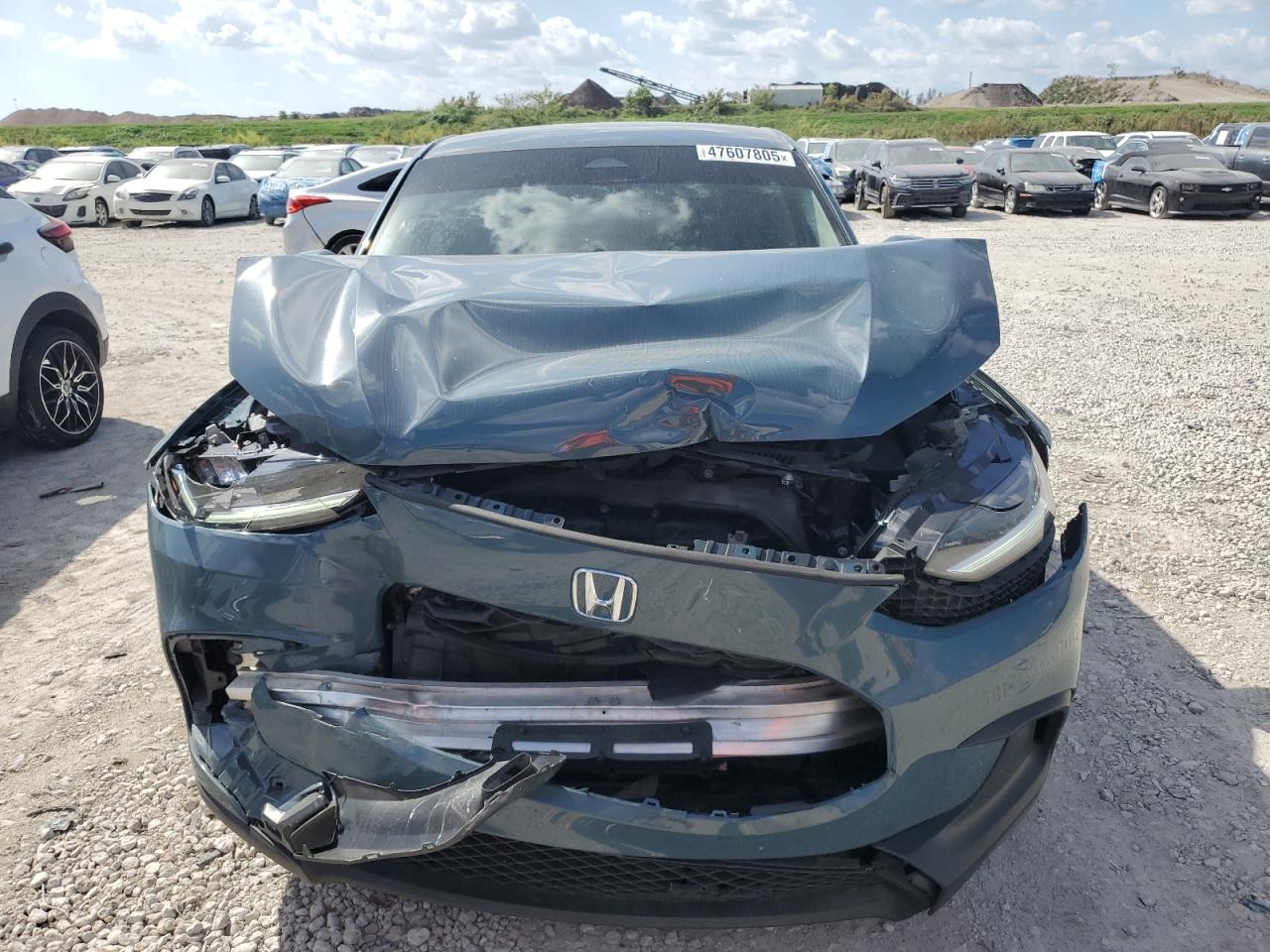 2024 Honda HR-V VIN 3CZRZ1H34RM715952 Copart auction photo, front end damage thumbnail 5