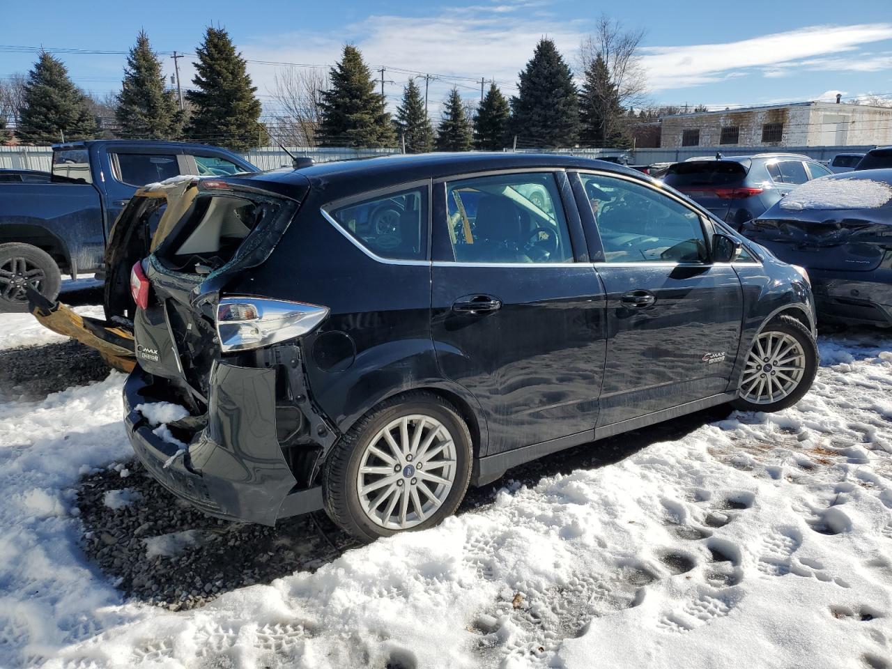 2016 Ford C-MAX VIN 1FADP5CU0GL119755 Copart auction photo, rear end damage thumbnail 3