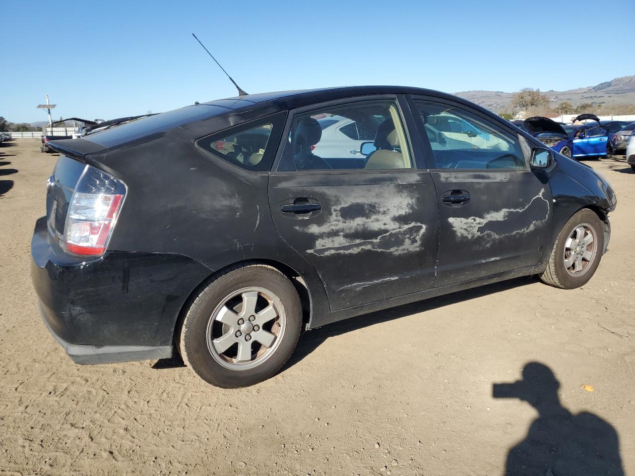 2005 Toyota Prius VIN JTDKB20U553123705 Copart auction photo, front end damage thumbnail 3
