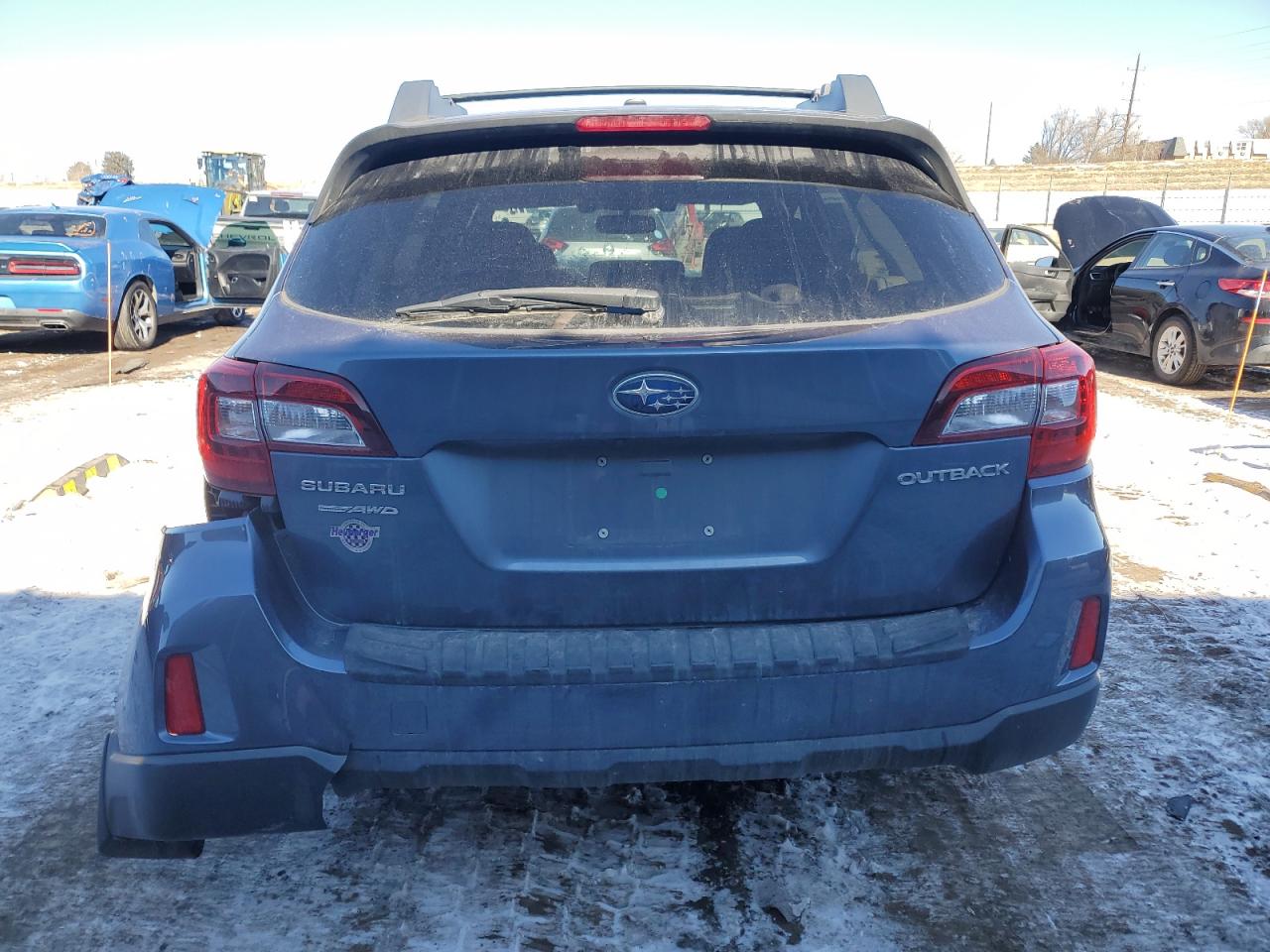 2015 Subaru Outback VIN 4S4BSBFC4F3326662 Copart auction photo, rear end damage thumbnail 6