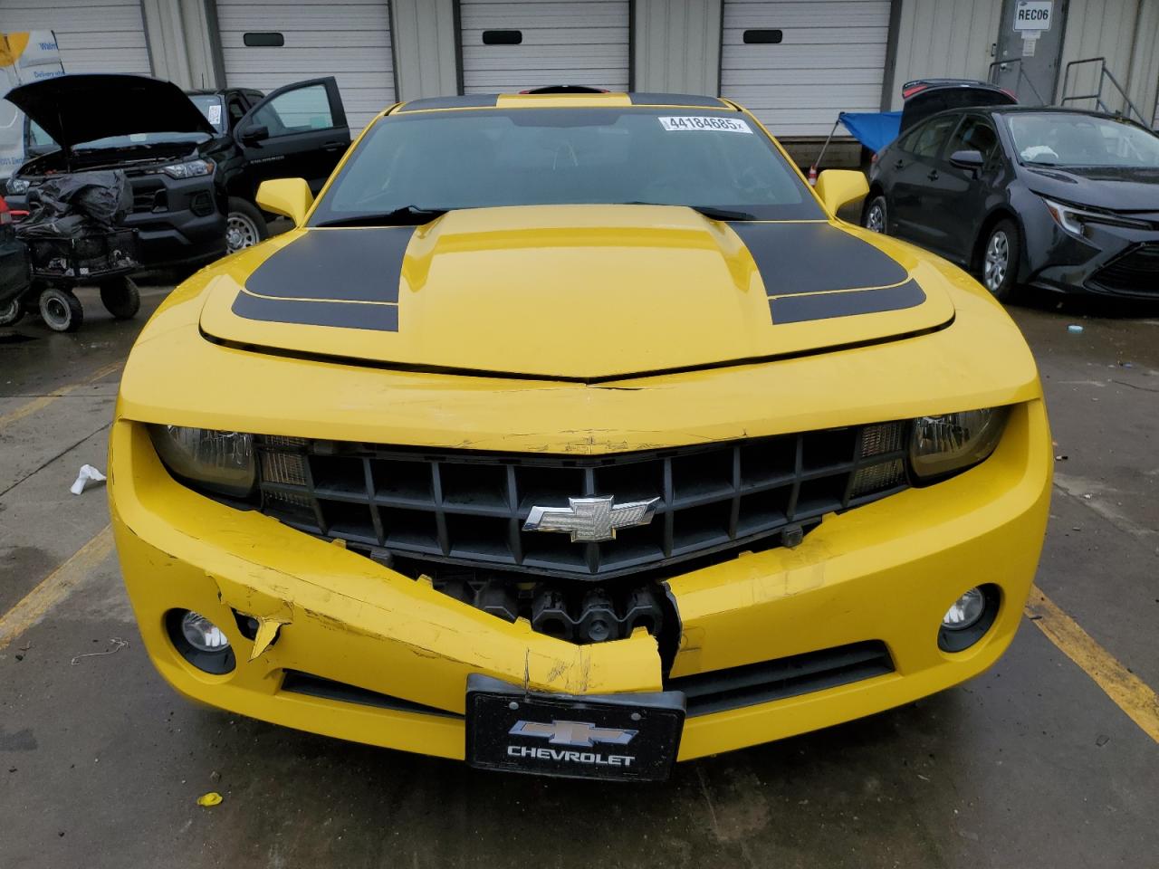 2012 Chevrolet Camaro VIN 2G1FB1E3XC9185772 Copart auction photo, rear end / side damage thumbnail 5