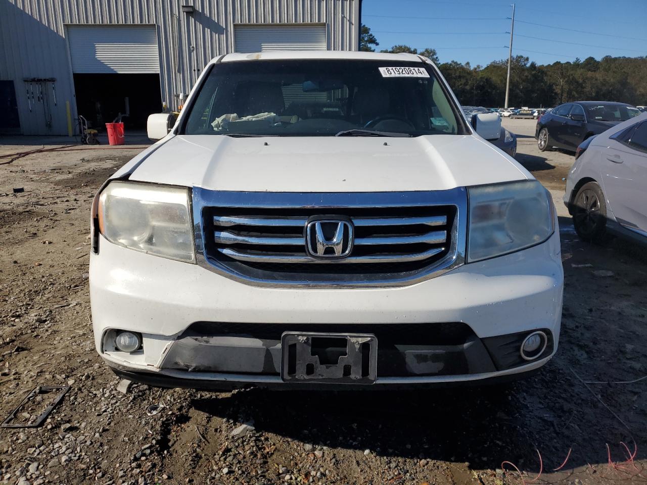 2012 Honda Pilot VIN 5FNYF3H50CB011346 Copart auction photo, front end damage thumbnail 5
