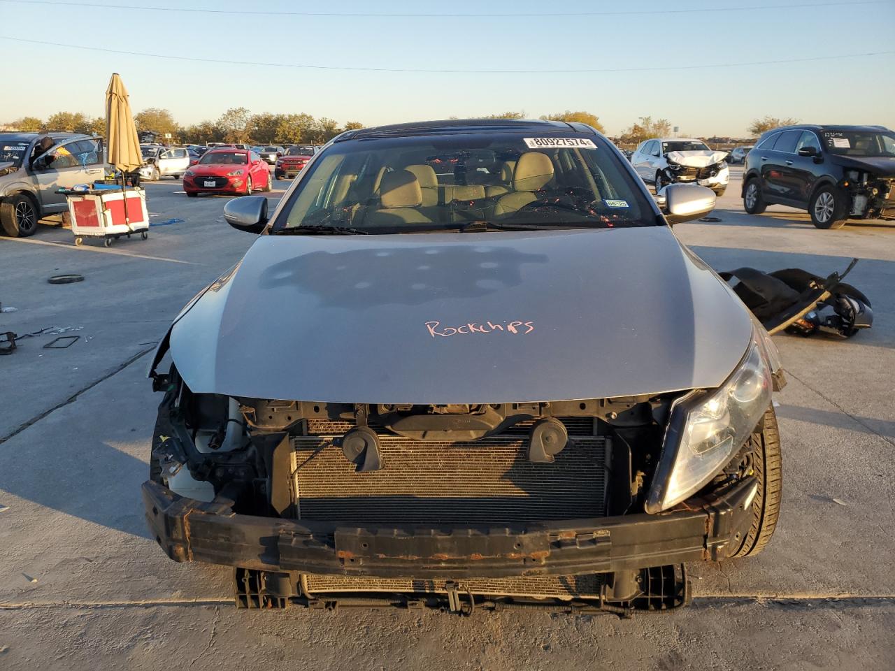 2013 KIA Optima VIN 5XXGN4A73DG204072 Copart auction photo, front end damage thumbnail 5