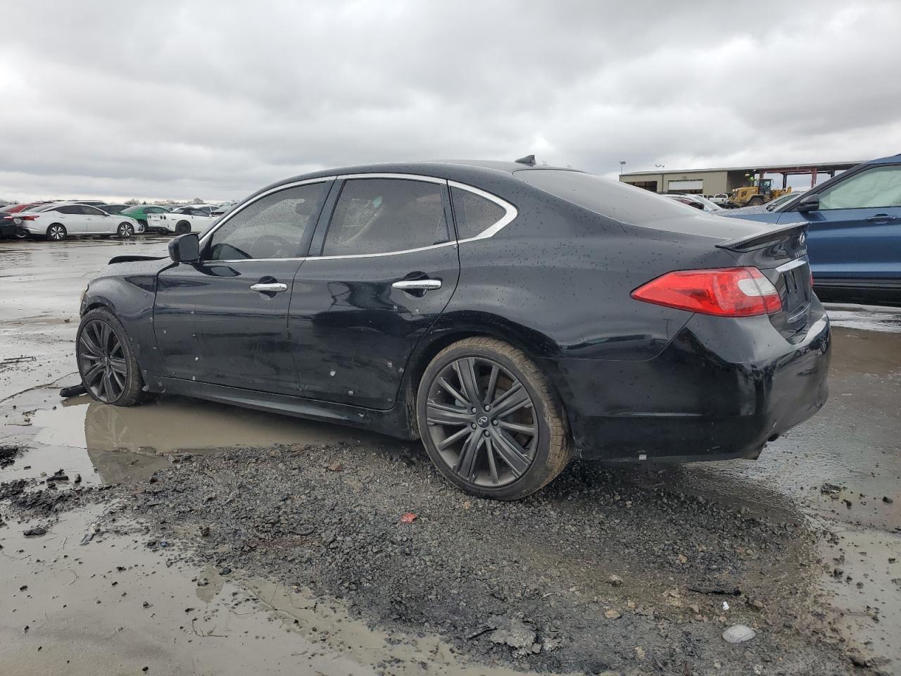 2011 Infiniti M VIN JN1AY1AP2BM520181 Copart auction photo, front end damage thumbnail 2