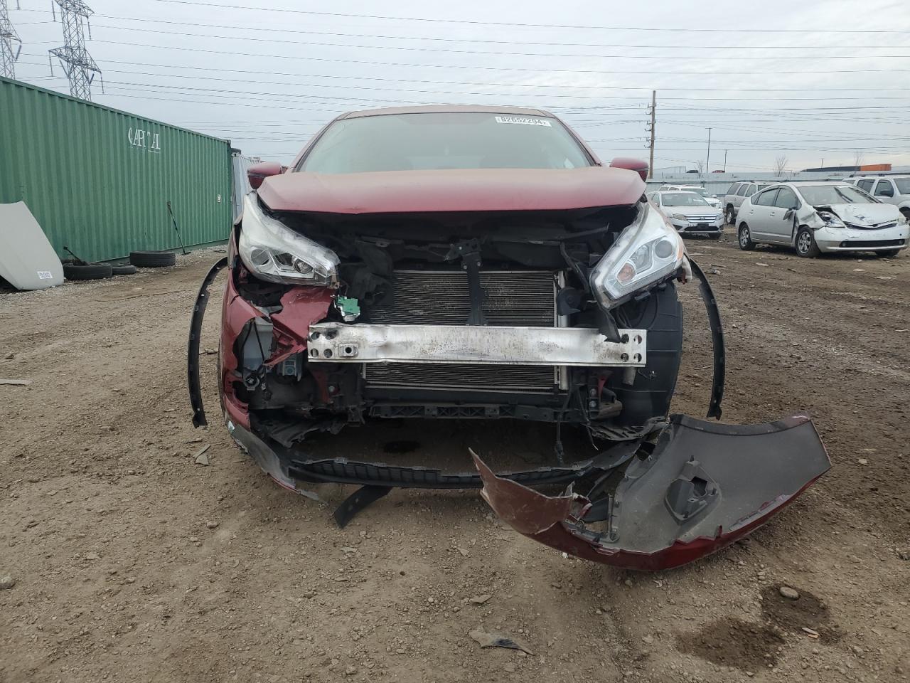 2016 Nissan Murano VIN 5N1AZ2MH1GN113082 Copart auction photo, front end / rear end damage thumbnail 5