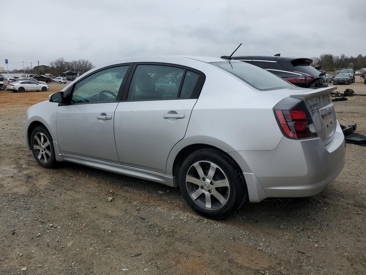 2012 Nissan Sentra VIN 3N1AB6AP8CL694489 Copart auction photo, rear end / side damage thumbnail 2