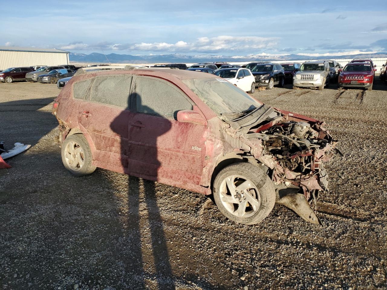 2007 Pontiac Vibe VIN 5Y2SL65887Z428082 Copart auction photo, all over damage thumbnail 4