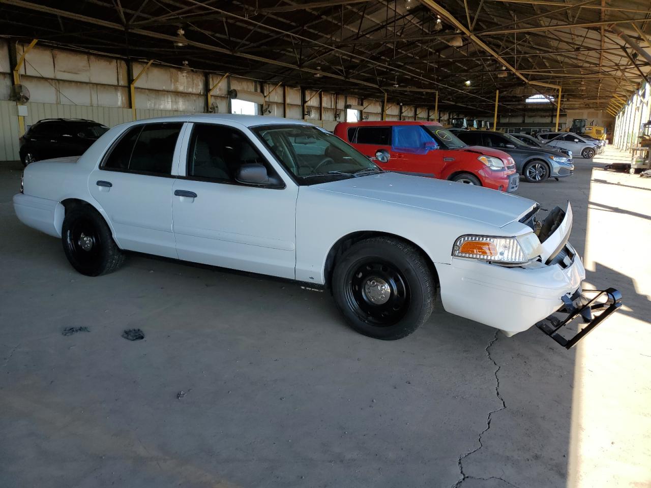 2008 Ford Crown Victoria VIN 2FAHP71V68X131728 Copart auction photo, front end damage thumbnail 4