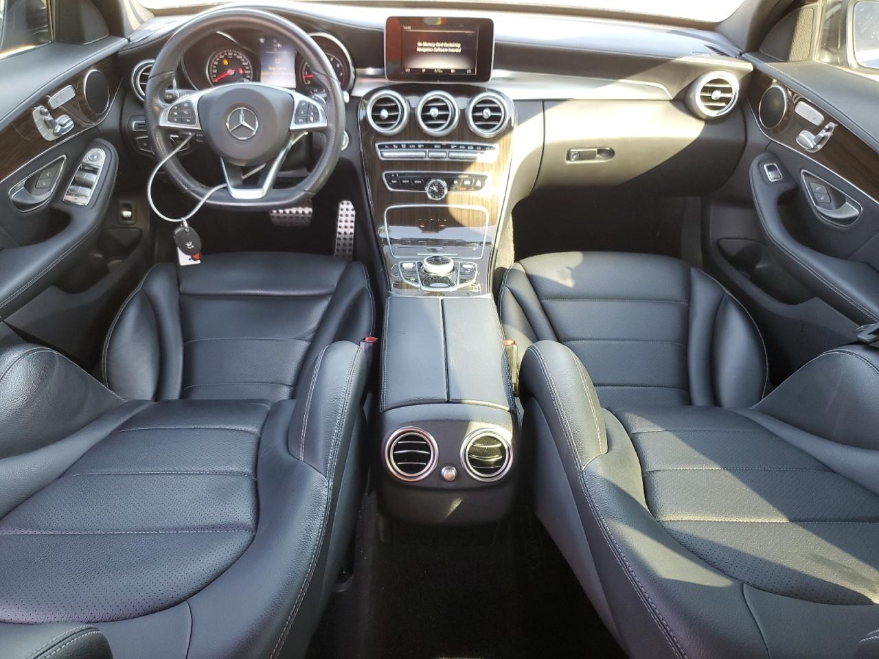 2017 Mercedes-Benz C-klasse VIN 55SWF4JB7HU214723 Copart auction photo, hail damage thumbnail 8