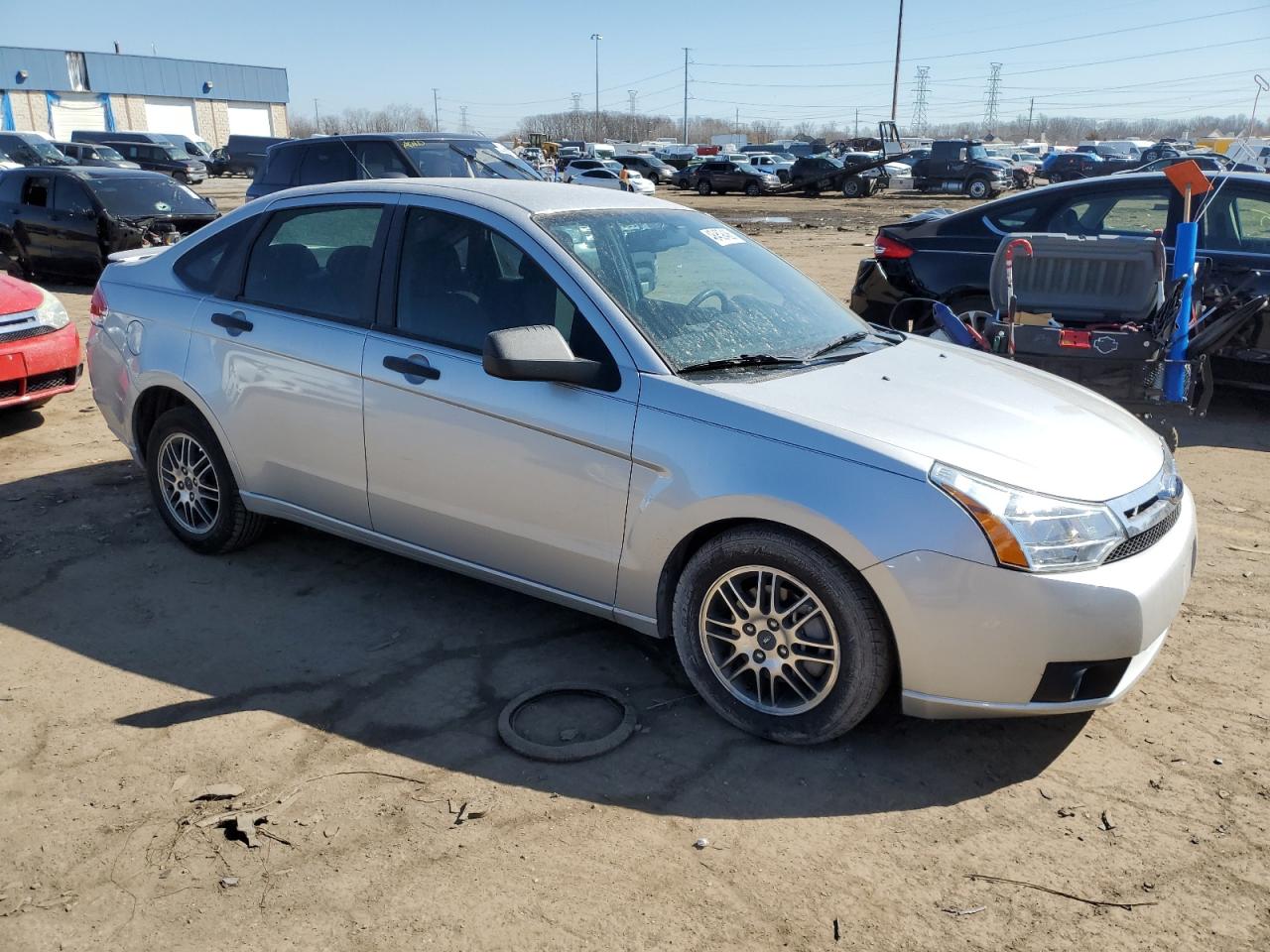 2010 Ford Focus VIN 1FAHP3FN6AW107836 Copart auction photo, front end damage thumbnail 4