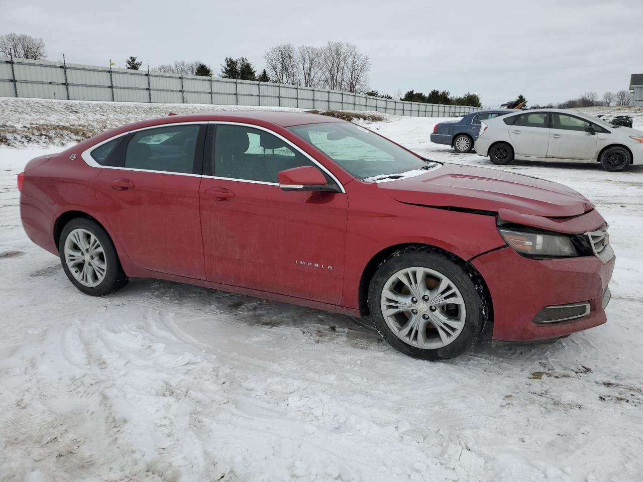 2014 Chevrolet Impala VIN 2G1125S31E9198676 Copart auction photo, front end damage thumbnail 4