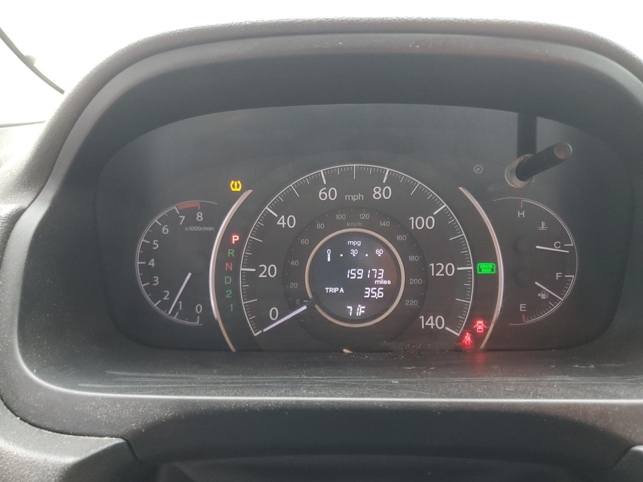 2012 Honda CR-V VIN 2HKRM3H39CH511984 Copart auction photo, front end damage thumbnail 9