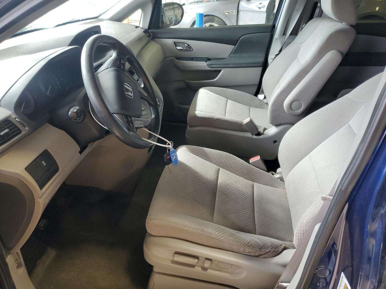 2015 Honda Odyssey VIN 5FNRL5H28FB112346 Copart auction photo, front end / top/roof damage thumbnail 7
