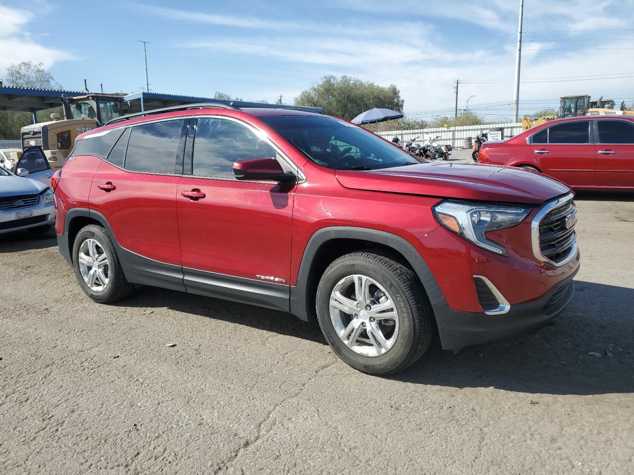 2020 GMC Terrain VIN 3GKALMEV2LL142269 Copart auction photo, side / rear end damage thumbnail 4