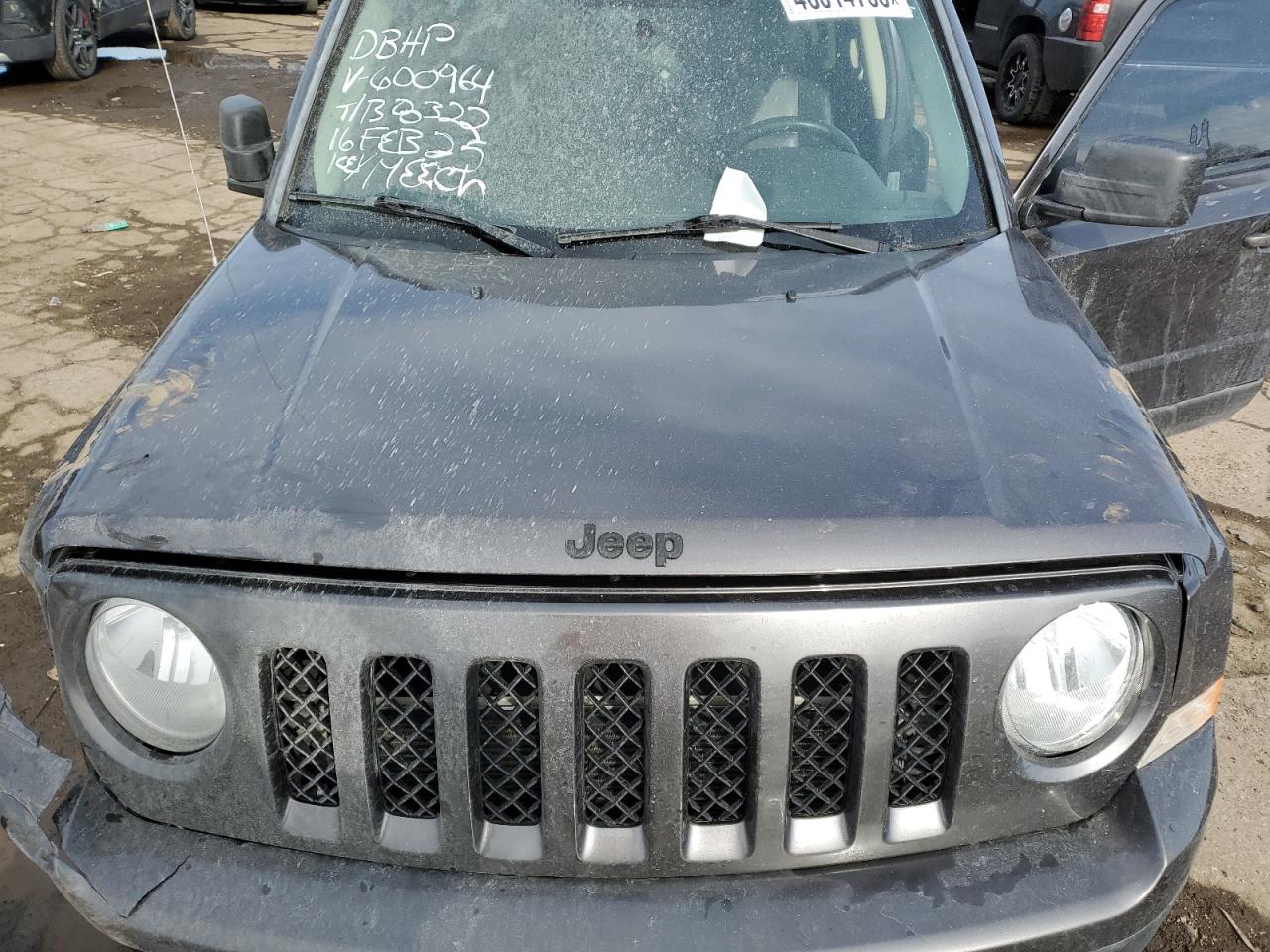 2016 Jeep Liberty (Patriot) VIN 1C4NJPFA5GD600964 Copart auction photo, front end damage thumbnail 11