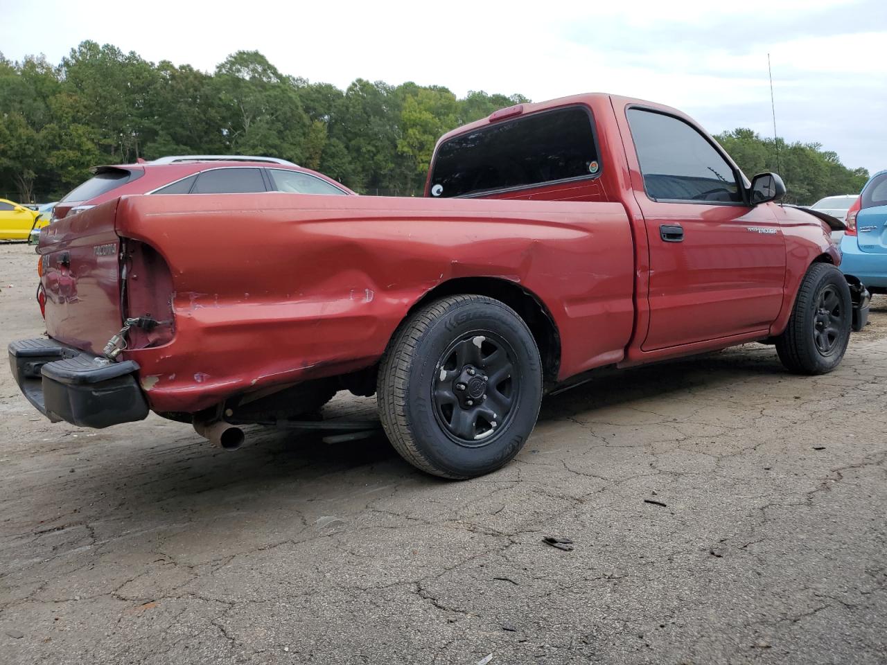 2004 Toyota Tacoma VIN 5TENL42N84Z424853 Copart auction photo, all over damage thumbnail 3
