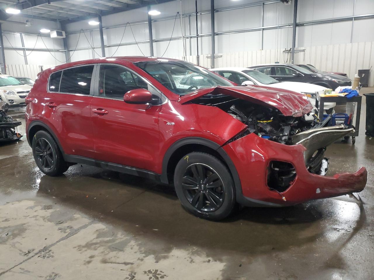 2017 KIA Sportage VIN KNDPMCAC8H7068725 Copart auction photo, front end damage thumbnail 4