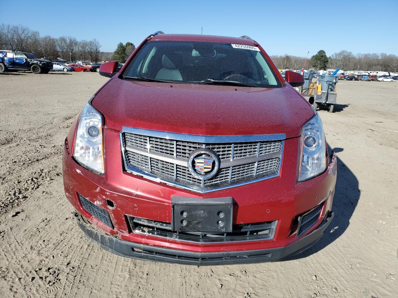 2011 Cadillac SRX VIN 3GYFNDEY5BS599128 Copart auction photo, front end / rear end damage thumbnail 5