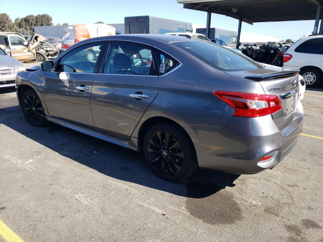 2017 Nissan Sentra VIN 3N1AB7AP4HY277421 Copart auction photo, front end damage thumbnail 2